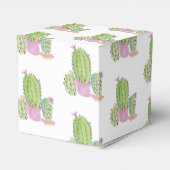 Waterverf Cactus Pattern Birthday Party Hartelijk  Bedankdoosjes (Achterkant)