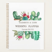 Waterverf Cactus Polka Dots Planner (Voorkant)