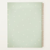 Waterverf Cactus Polka Dots Planner (Achterkant)