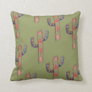 Waterverf Cactus Print Pillow Kussen