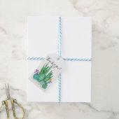 Waterverf , cactus , sacharose cadeaulabel (Met Touw)