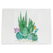 Waterverf , cactus , sacharose groot cadeauzakje (Voorkant)