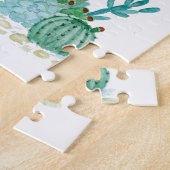 Waterverf , cactus , sacharose legpuzzel (Zijkant)