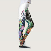 Waterverf cactus tuin in potten leggings (Rechts)