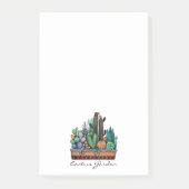 Waterverf cactus tuin in potten post-it® notes (Voorkant)