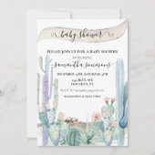 Waterverf Cactus Woestijn Zuidwesten Kaart (Voorkant)