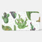 Waterverf cactussen, naadloos natuurlijk patroon. Case-Mate iPhone case (Achterkant (horizontaal))