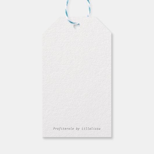 Waterverf Cadeaulabel (Achterkant)