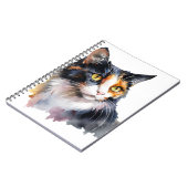  WATERVERF CALICO CAT NOTITIEBOEK (Linkerzijde)