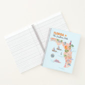 Waterverf California State Art Map Reisjournaal Notitieboek (Binnen)