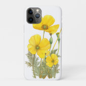 Waterverf Californië Poppy Yellow Flower Case-Mate iPhone Case (Achterkant)