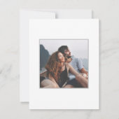 Waterverf Calla Lilies sparen de Datum met Foto Save The Date (Achterkant)