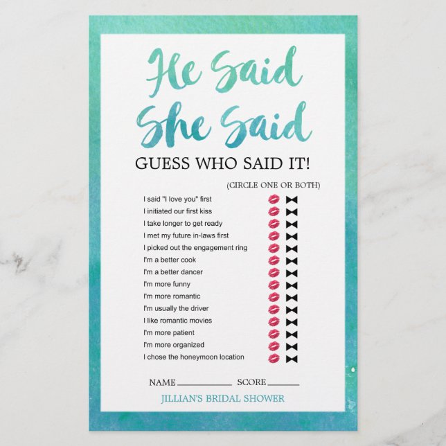 Waterverf Calligrafie "Wedding Word Search"-spel (Voorkant)