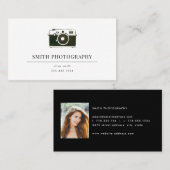 Waterverf Camera Fotografie Visitekaartje (Voorkant / Achterkant)