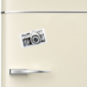 Waterverf camera professionele fotograaf magnetisch visitekaartje