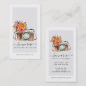 Waterverf camera-Visitekaartjes Visitekaartje (Voorkant / Achterkant)