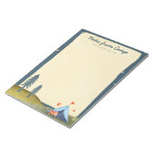 Waterverf Camp Stationery  Tent van aangepast Kind Notitieblok (Schuin)
