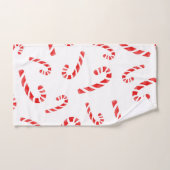 Waterverf Candy Cane Pattern Bad Handdoek (Handdoek)