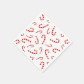 Waterverf Candy Cane Pattern Servet (Hoek)