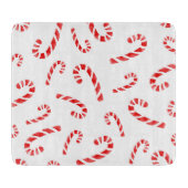 Waterverf Candy Cane Pattern Snijplank (Voorkant)