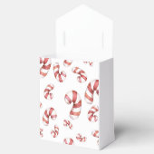 Waterverf Candy Canes kerst Bedankdoosjes (Geopend)