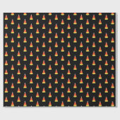Waterverf Candy Corn Pattern Cadeaupapier (Vlak)