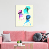 Waterverf Canvas Afdruk (Insitu (Woonkamer))