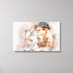 Waterverf Canvas Afdruk