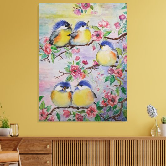 Waterverf Canvas Mooie mussen (Insitu (Woonkamer))