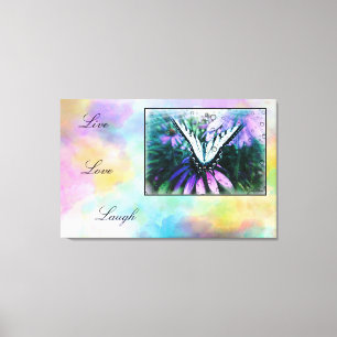 Waterverf canvas omwikkeling afdruk