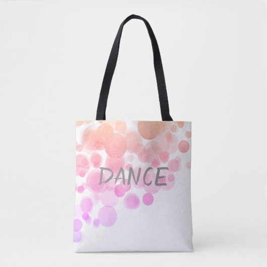waterverf canvas tas abstract (Voorkant)
