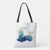 Waterverf Capricorn Sign Draagtas (Achterkant)