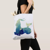 Waterverf Capricorn Sign Draagtas (Dichtbij)