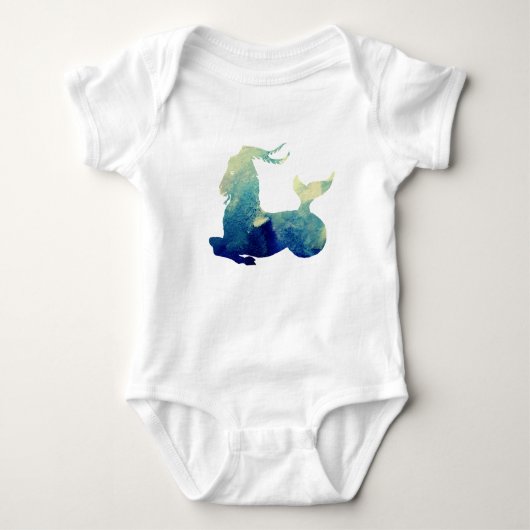 Waterverf Capricorn Sign Romper (Voorkant)