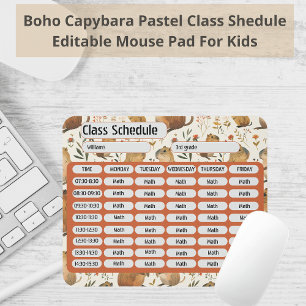 Waterverf Capybara Pattern 2024 Klasse Schema Muismat