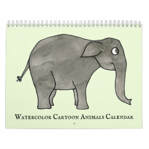 Waterverf Cartoons 2022 Kalender