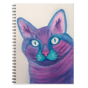 Waterverf Cat Notitieboek
