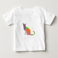 Waterverf Cat Silhouette