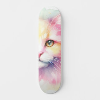 Waterverf Cat Skateboard