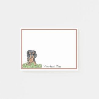 Waterverf Cavalier King Charles Spaniel Naam Post-it® Notes