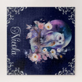  Waterverf Celestial Fantasy Owl Legpuzzel (Horizontaal)