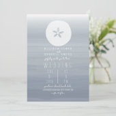 Waterverf Chambray + goudweddenschap Kaart (Staand voorkant)