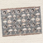 Waterverf champignon deken