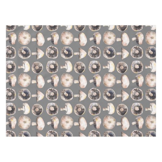 Waterverf champignon tafelkleed (Voorkant (Horizontaal))