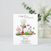 Waterverf champignon van Woodland Fairy (Staand voorkant)