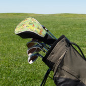 Waterverf champignonglas golfheadcover (Insitu)