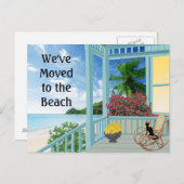 Waterverf Change of Address Briefkaart (Voorkant / Achterkant)