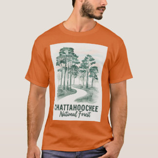Waterverf Chattahoochee National Forest TShirt