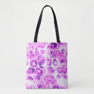 Waterverf Cheetah: Lichte dierenprint. Draagtas