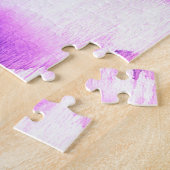 Waterverf Cheetah: Lichte dierenprint. Legpuzzel (Zijkant)